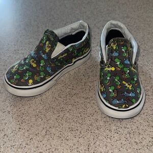 ✨ VANS Nintendo Super Mario Bros Slip-On Sneakers Toddler Shoe size 8